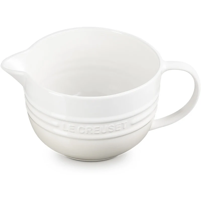 Le Creuset Rührschüssel mit Henkel 27 cm Meringue