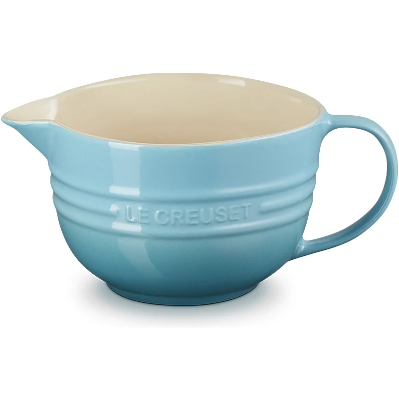 Le Creuset Rührschüssel mit Henkel 27 cm Karibik