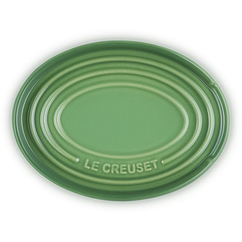 le Creuset Löffelablage oval Bamboo Green