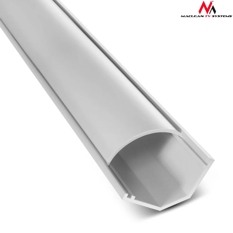 Maclean MCTV-575 Quality Cable Wire Cover White For TV Bracket Stand Strip Tidy Hide Cables