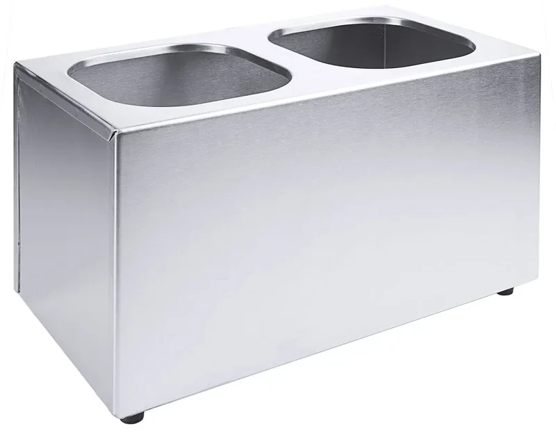 Edelstahl Saucendispenser mit Pumpe 1-2 Behälter / Leer Gestell