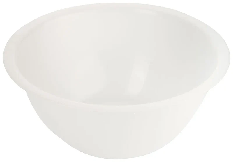 Rührschüssel 16-40cm aus weißem Polypropylen