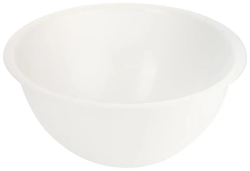 Rührschüssel 16-40cm aus weißem Polypropylen