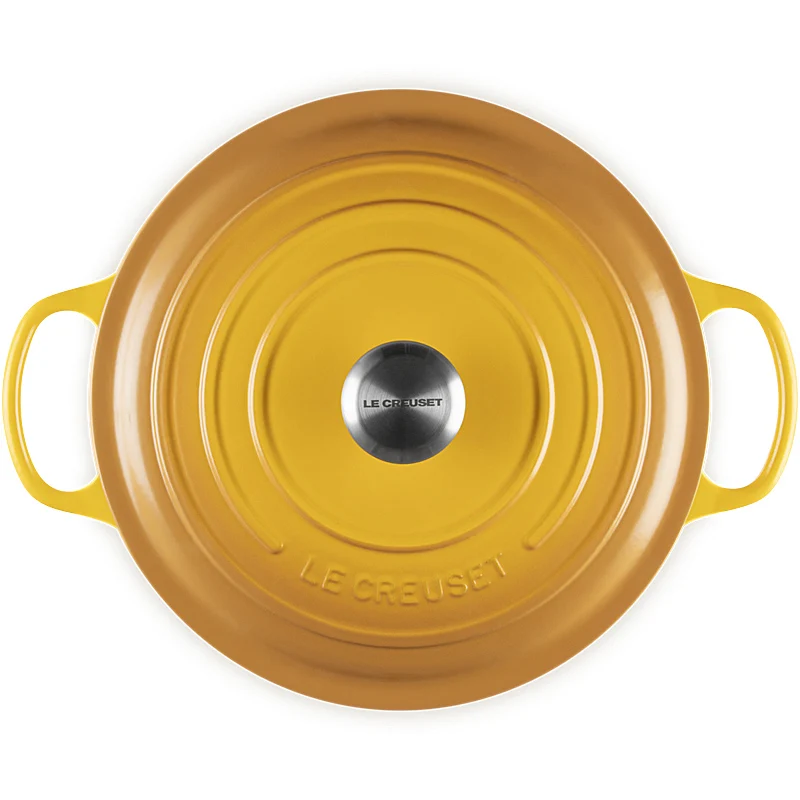 Le Creuset Bräter Signature rund 26 cm Nectar