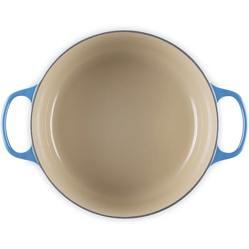 Le Creuset Bräter Signature rund 28 cm Azure