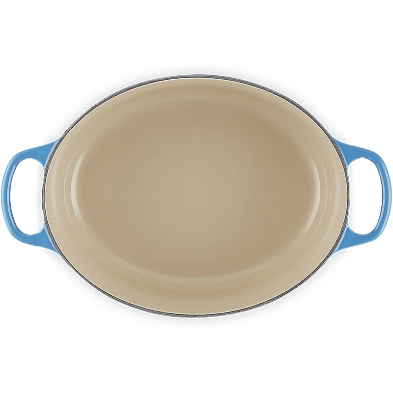 Le Creuset Bräter Signature oval 31 cm Azure