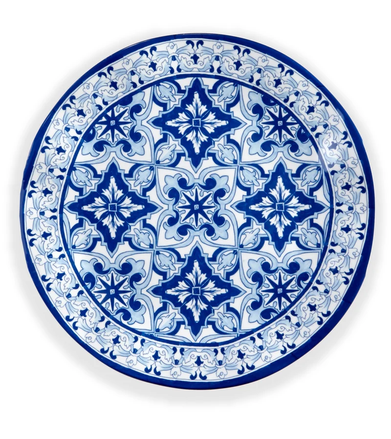QSQUARED Talavera Blau Teller 14 cm