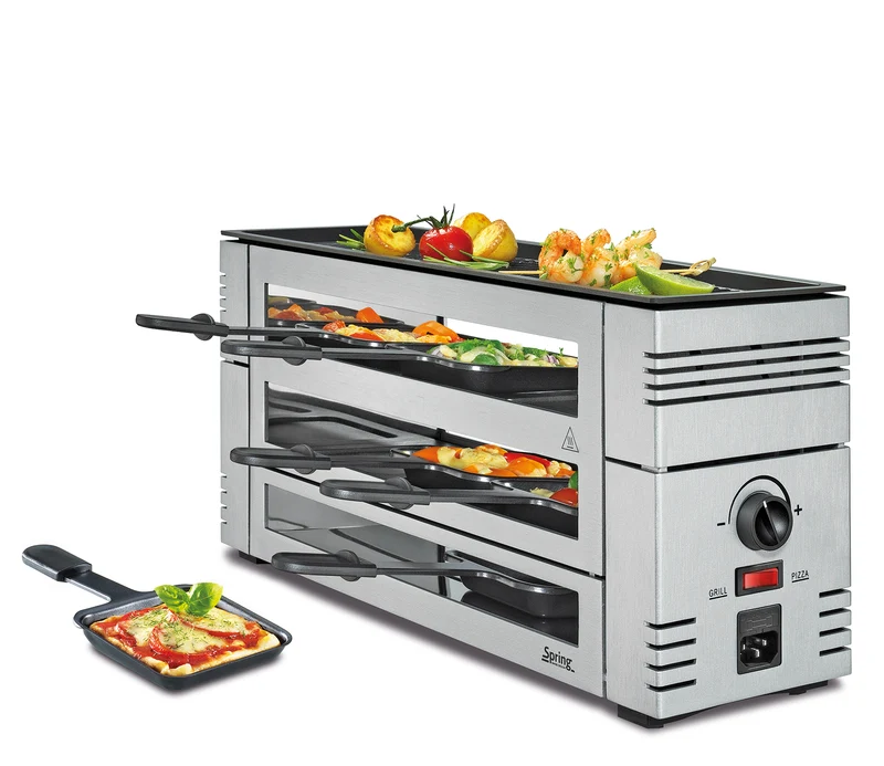 Spring Pizza Raclette 6 silber