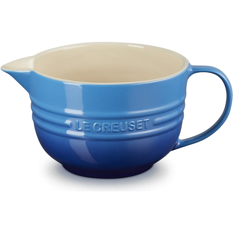 Le Creuset Rührschüssel mit Henkel 27 cm Azure