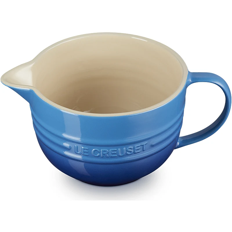 Le Creuset Rührschüssel mit Henkel 27 cm Azure