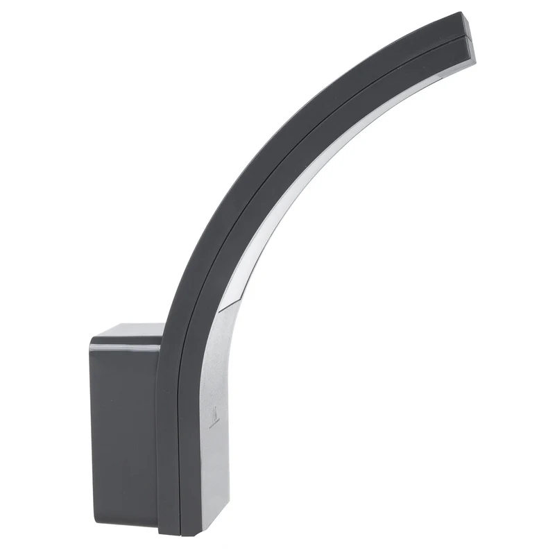 Maclean LED Facade Light, 800 lm, 10 W, natural white light (4000 K), gray, MCE343 GR, 2 pieces