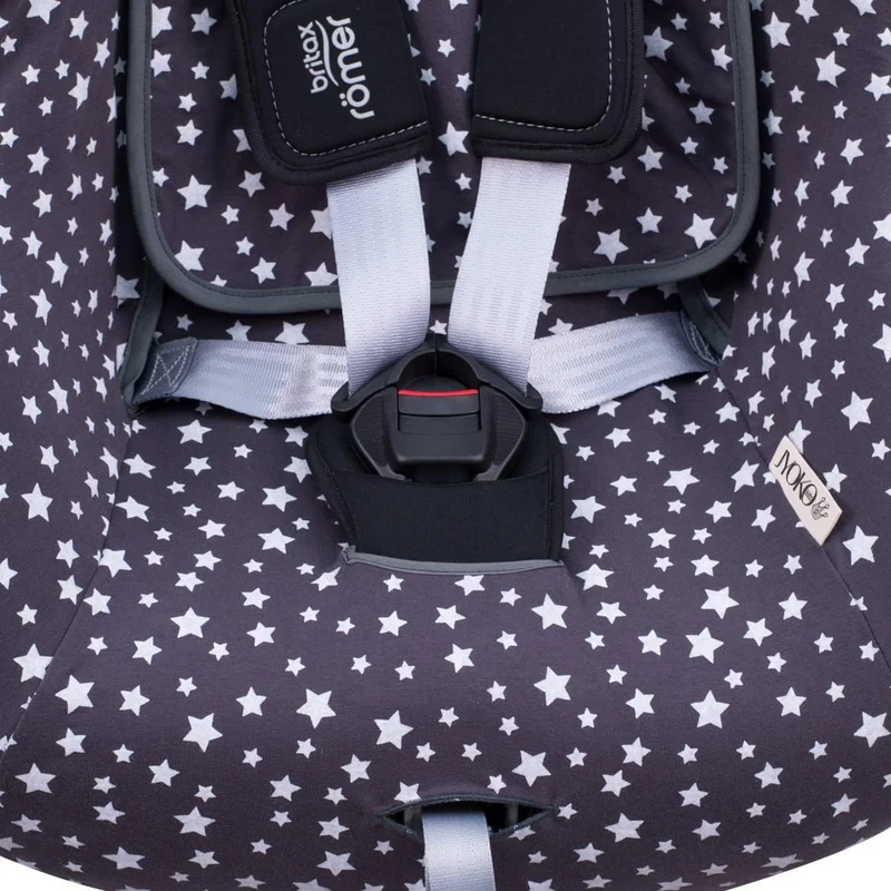 JYOKO KIDS Bezug kompatibel mit Romer Britax Max Way Plus (Winter Sky), Winter Sky