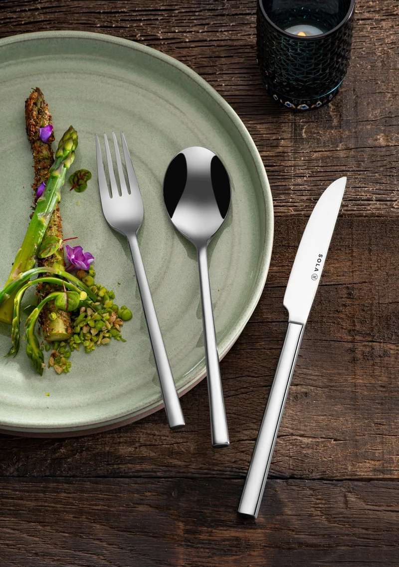 Sola Besteckset Montreux - 18/10 Edelstahl - 90-teilig / 9 Personen