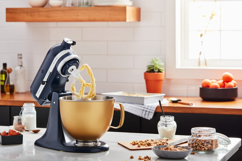 KitchenAid Zubehör Gold Metallschüssel 4,8L mit Griff (5KSM5SSBVG)