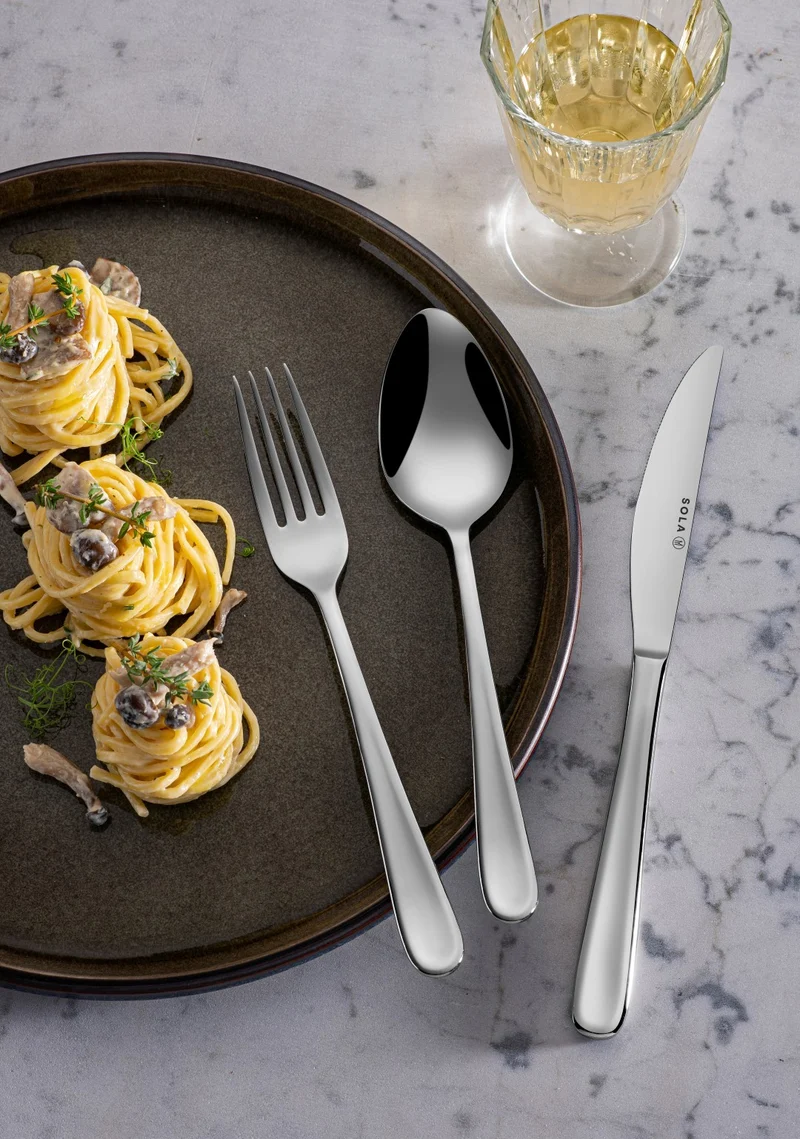 Sola Besteckset Florenz - 18/10 Edelstahl - 90-teilig / 9 Personen