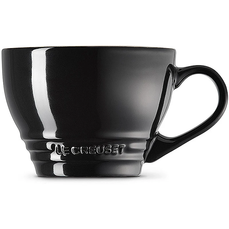 Le Creuset Becher 400 ml Schwarz Glänzend