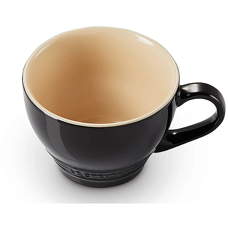 Le Creuset Becher 400 ml Schwarz Glänzend