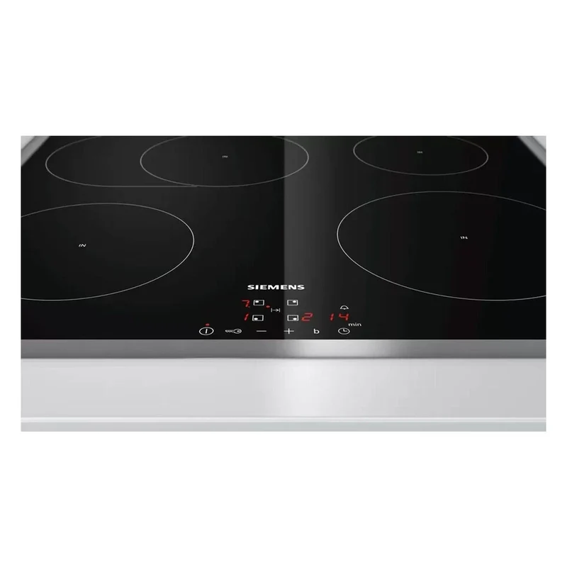 Siemens iQ100 EH645BEB6E Induktionskochfeld Schwarz, Edelstahl Integriert 60 cm 4 Zone(n)