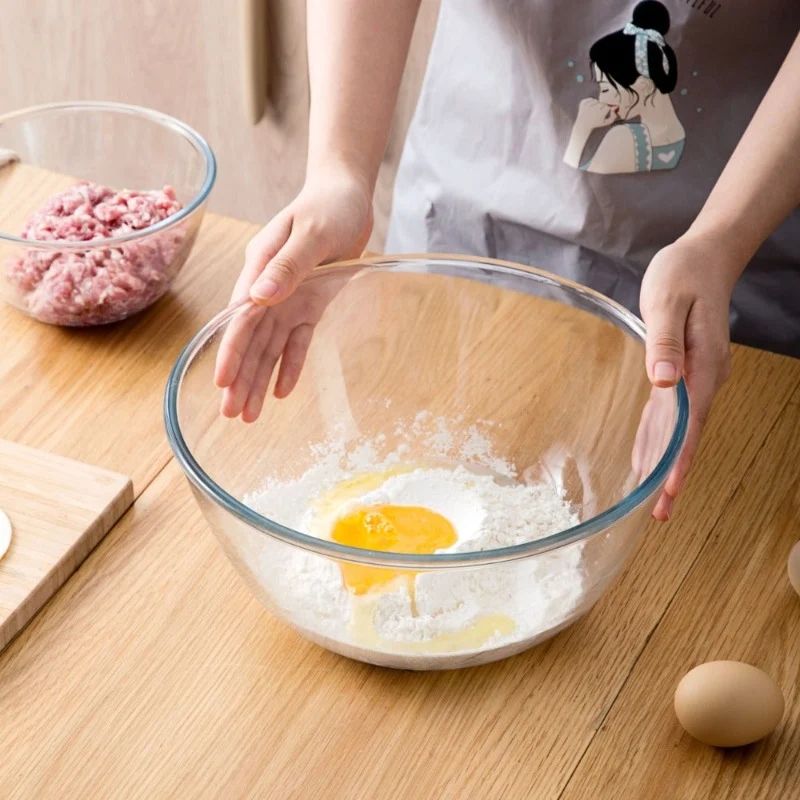 Glass Micro Oven Safe Mixing Bowl 1.5 L