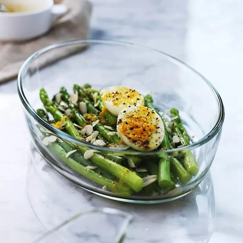 1.5L Oval Glass Roaster Dish - Borosilicate Bakeware