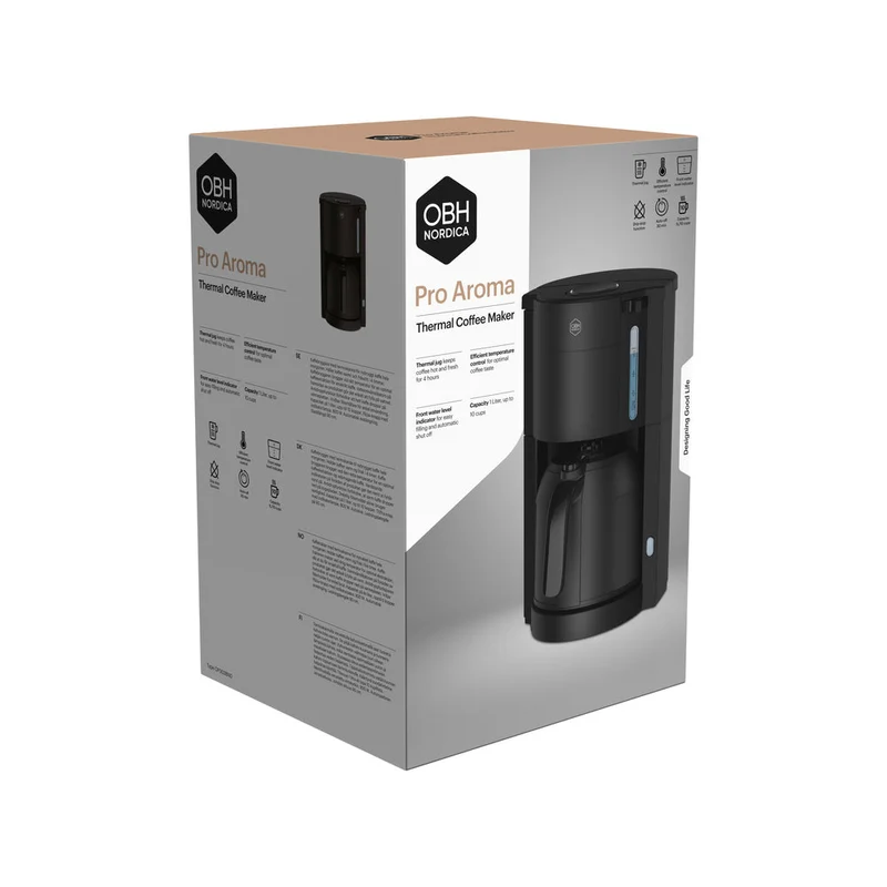 OBH Nordica Thermoskanne Pro Aroma Thermal
