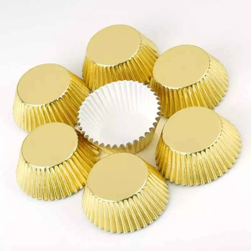 Cupcake Liner Gold 20 PCS