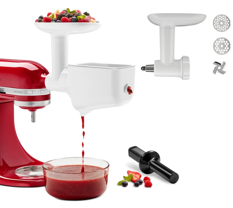 KitchenAid Zubehör Fleischwolf + Pürieraufsatz im Set (5KSMFVSFGA)
