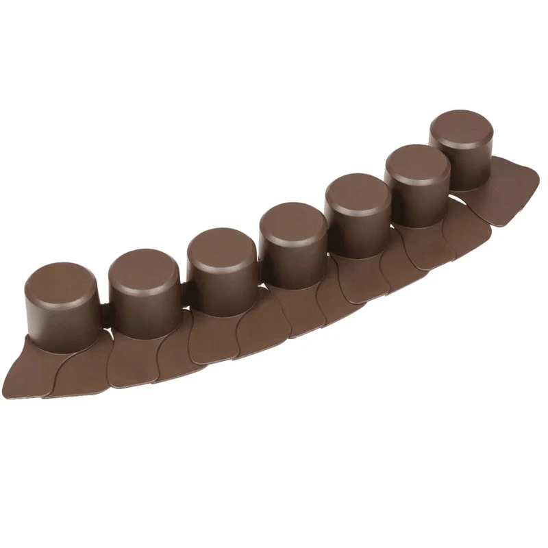 Prosperplast 5905197140070 Garden palisade, lawn edging with raid IPAL7 4.05m brown