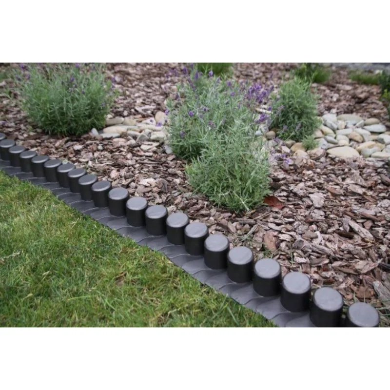 Prosperplast 5905197140070 Garden palisade, lawn edging with raid IPAL7 4.05m brown