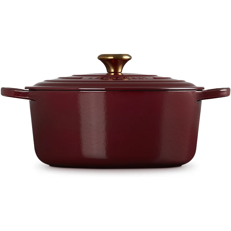Le Creuset Bräter Signature rund 20 cm Garnet
