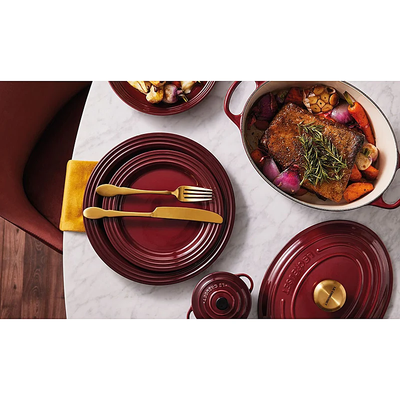 Le Creuset Bräter Signature oval 31 cm Garnet