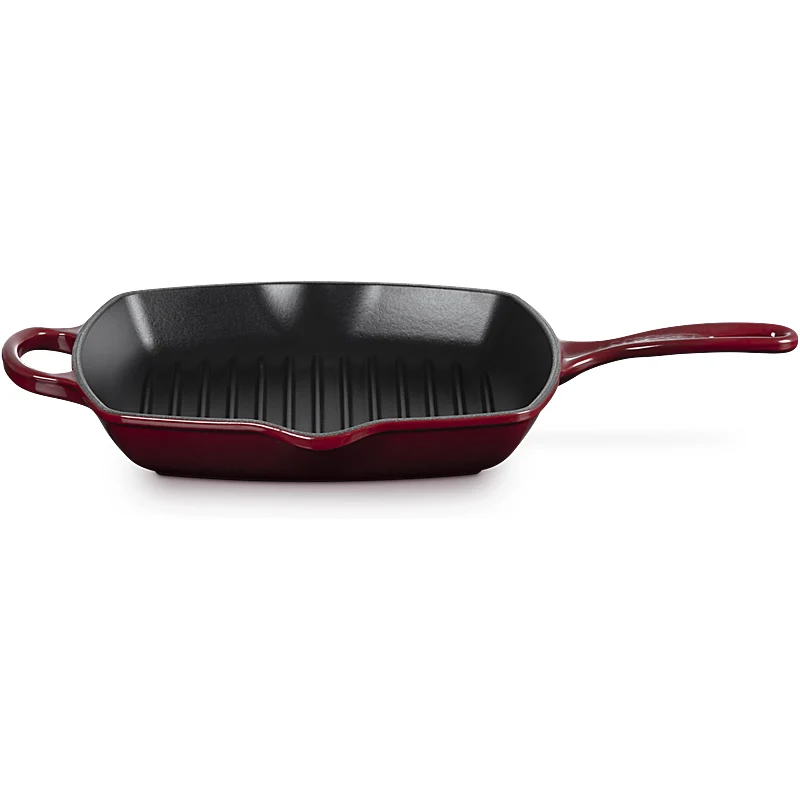 Le Creuset Grillpfanne quadratisch Signature 26 cm Garnet