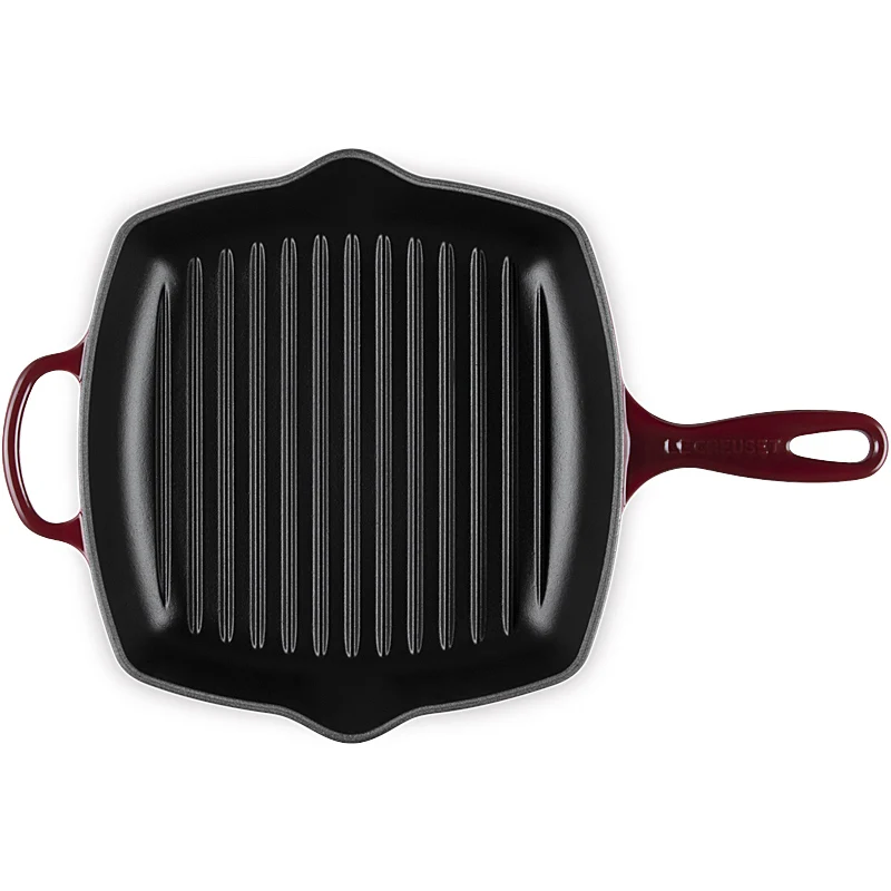 Le Creuset Grillpfanne quadratisch Signature 26 cm Garnet