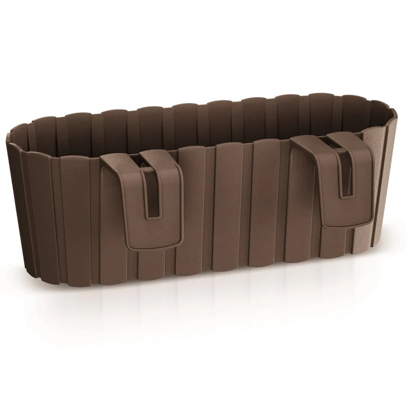 Boardee Hook DDECZ400-R222 flowerpot with hooks - brown
