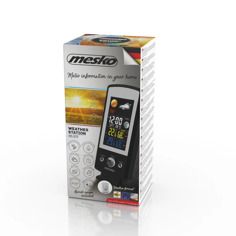 Mesko weather station, temperature, pressure, humidity, forecast, MS 1177
