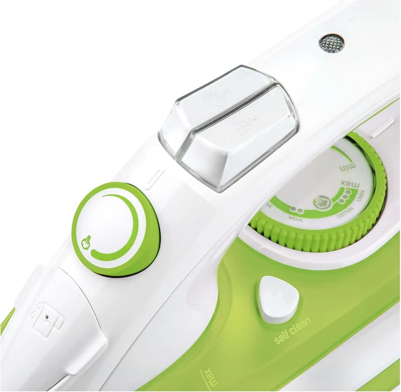 SENCOR SSI 8440GR Dampfbügeleisen (2200 Watt, Bügelfläche aus Keramik) grün, Grün
