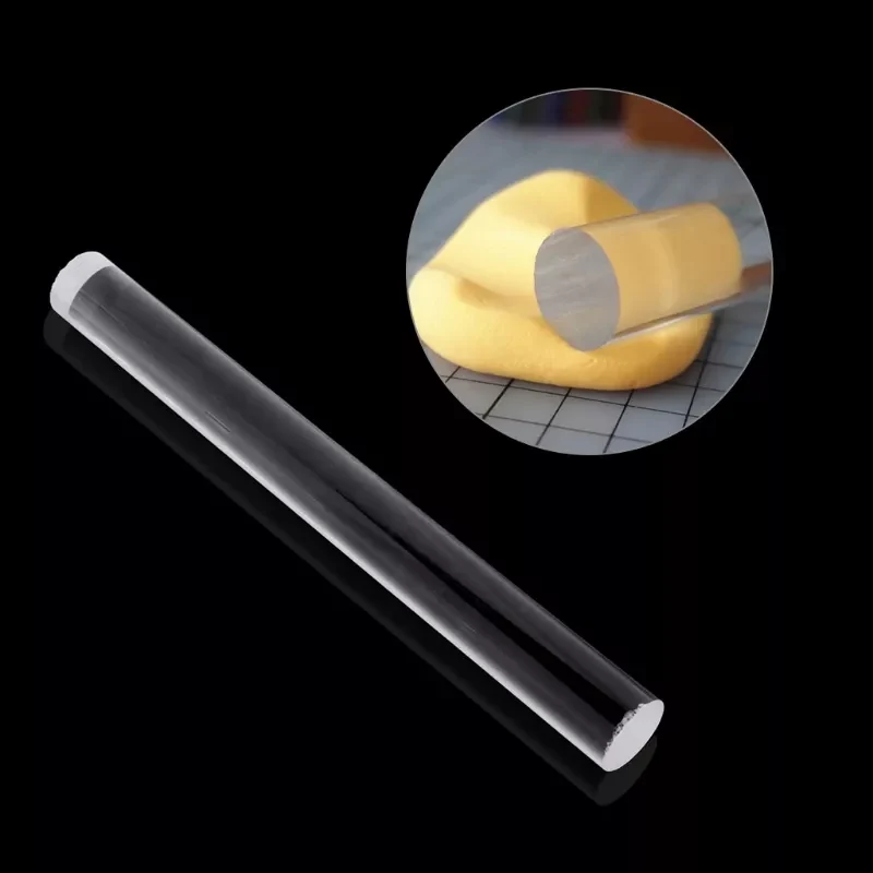 Glass Rolling Pin Roller Acrylic Solid