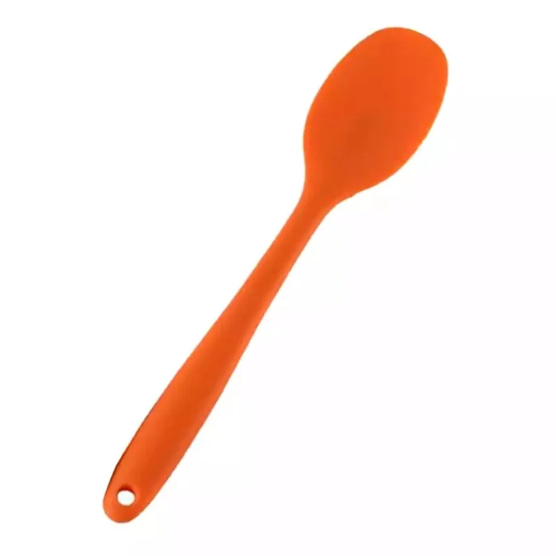 2 Pcs Silicone Slotted Turner & Spoon Set (Heat-Resistant Non-Stick Cooking Utensils)