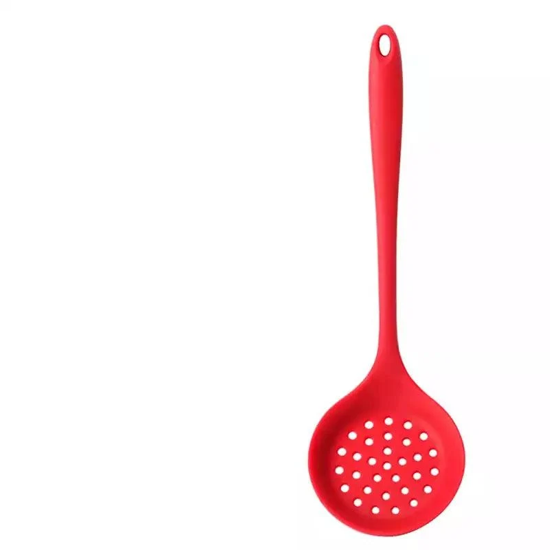 Silicone Long Handle Slotted Spoon