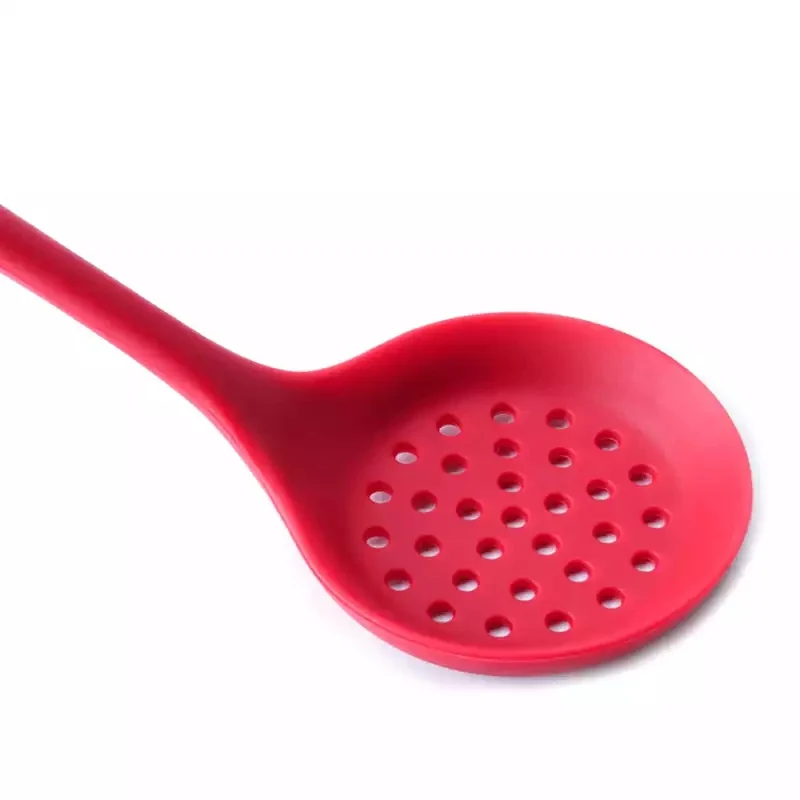 Silicone Long Handle Slotted Spoon
