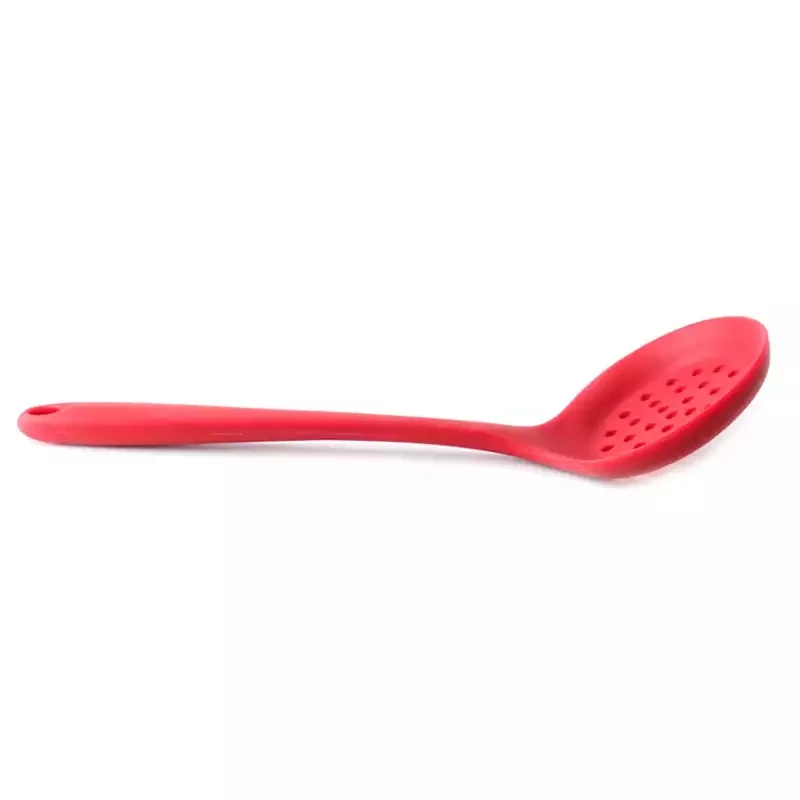 Silicone Long Handle Slotted Spoon