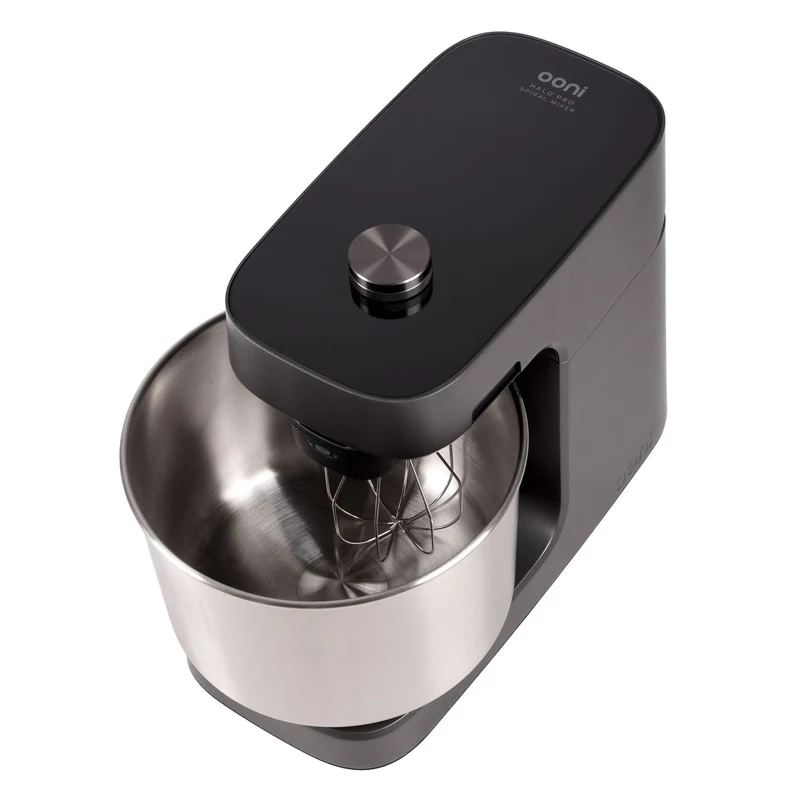 Ooni Halo Pro Professioneller Spiralkneter – 7,3-Liter-Küchenmaschine mit Zubehör
