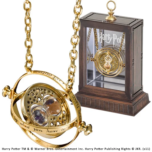 Harry Potter – Hermines Zeitumkehrer – 24 Karat vergoldet