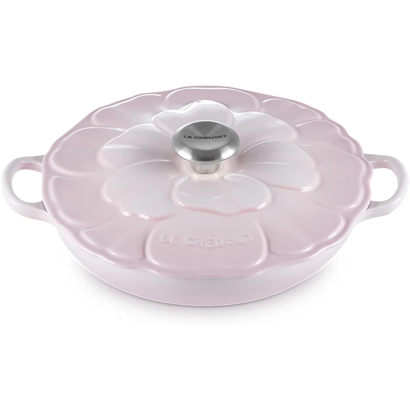 Le Creuset Gourmet-Profitopf Signature Blume 26 cm Shell Pink