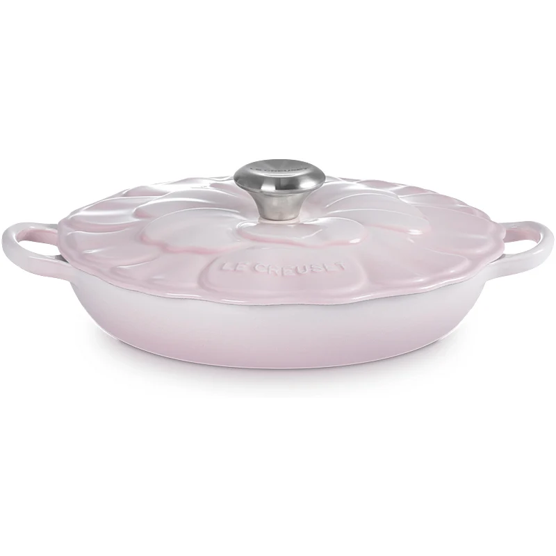 Le Creuset Gourmet-Profitopf Signature Blume 26 cm Shell Pink