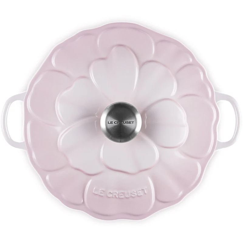 Le Creuset Gourmet-Profitopf Signature Blume 26 cm Shell Pink