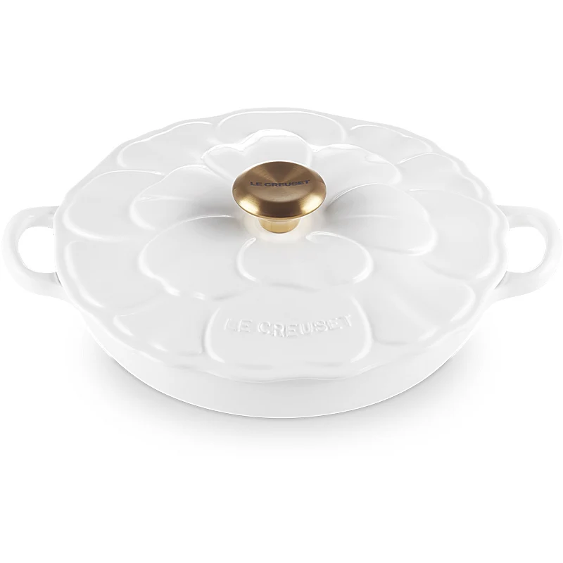 Le Creuset Gourmet-Profitopf Signature Blume 26 cm White