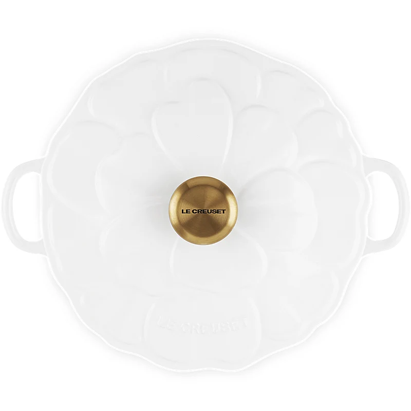 Le Creuset Gourmet-Profitopf Signature Blume 26 cm White