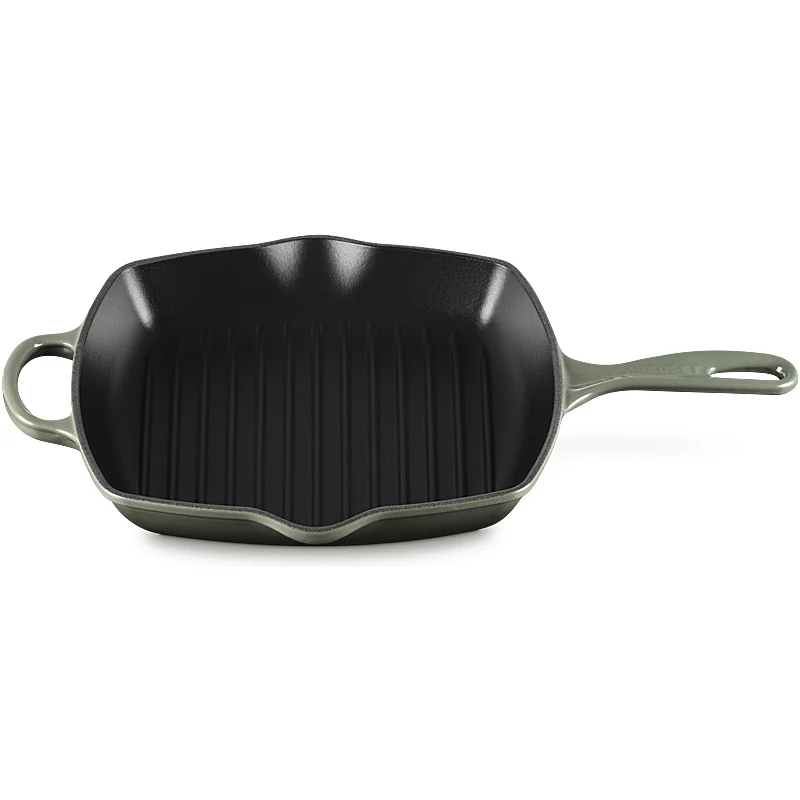 Le Creuset Grillpfanne quadratisch Signature 26 cm Thyme
