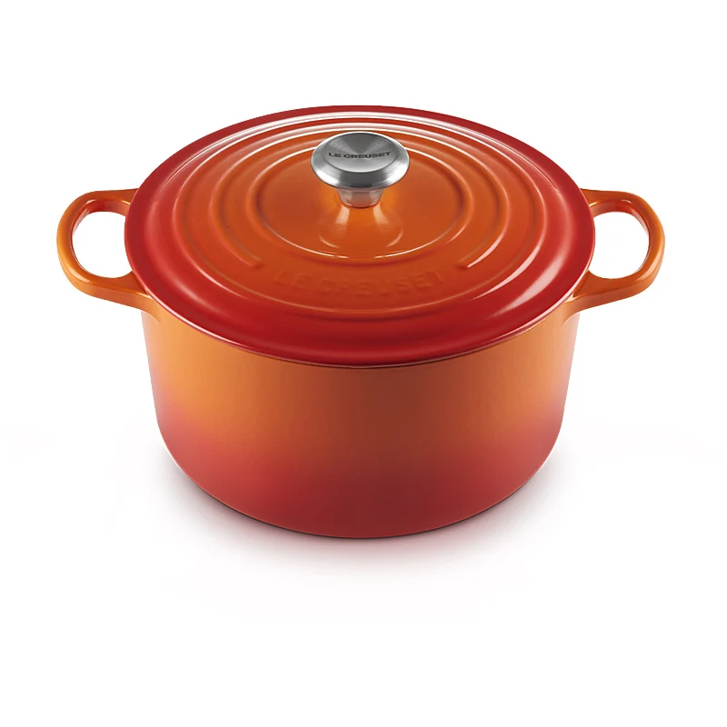 Le Creuset Bräter Signature hoch 26 cm Ofenrot